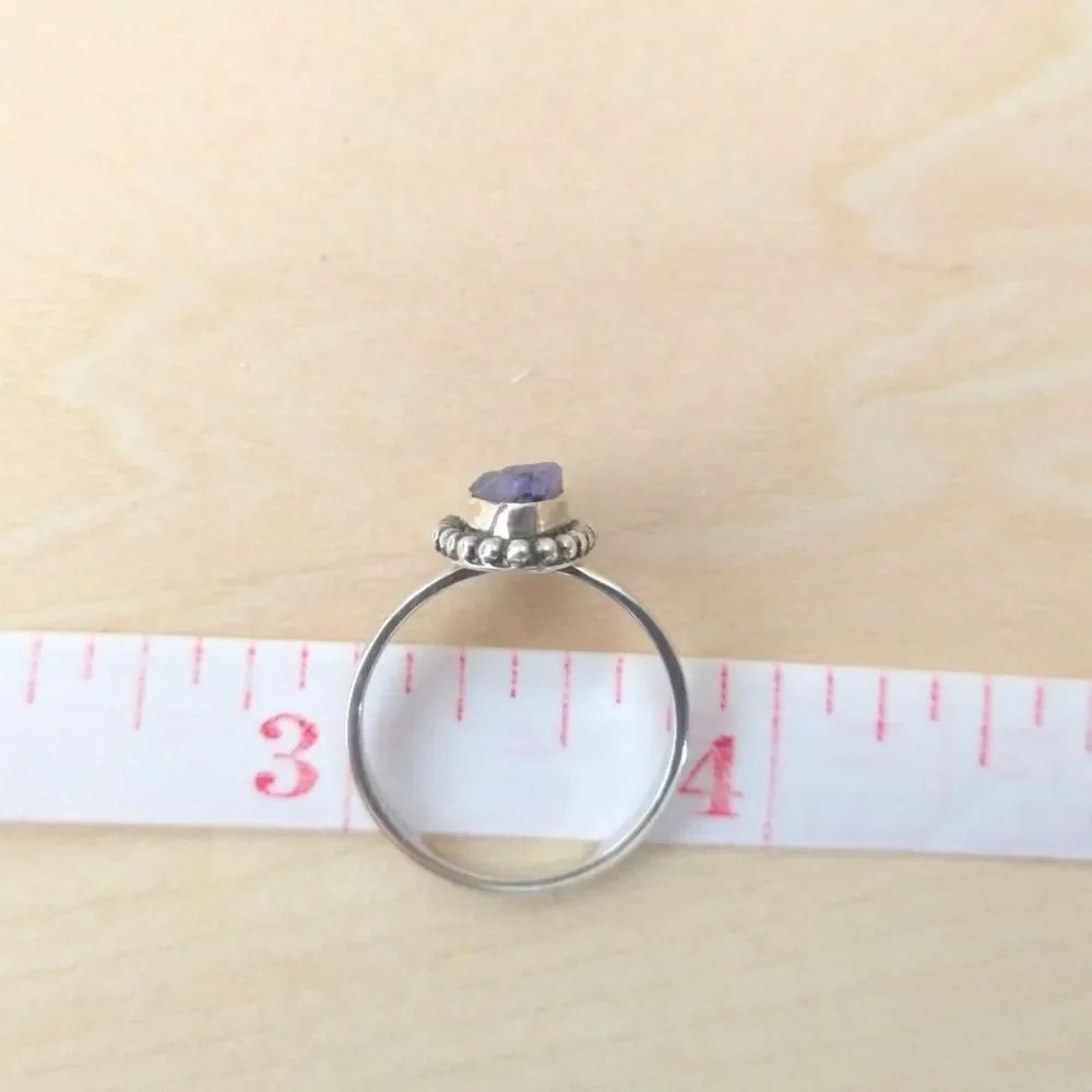 Tanzanite Solitaire Ring - Picture 8 of 11
